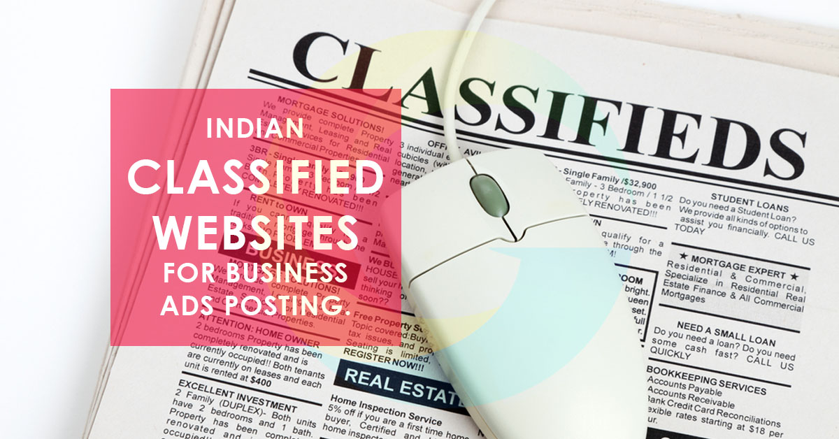 Popular Indian classifieds websites for business ads posting.